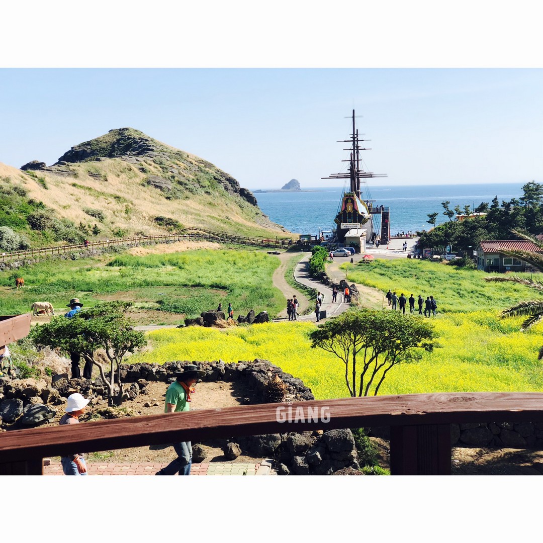 Khu du lịch tại núi Bangsan trên đảo Jeju